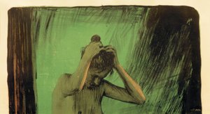 彼女の髪をアレンジする女性 作： Käthe Kollwitz